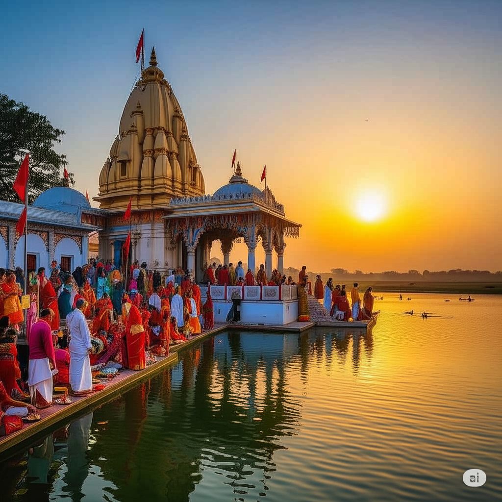 🌅 उलार मंदिर में छठ पूजा: आस्था, संस्कृति और प्रकृति का दिव्य संगम